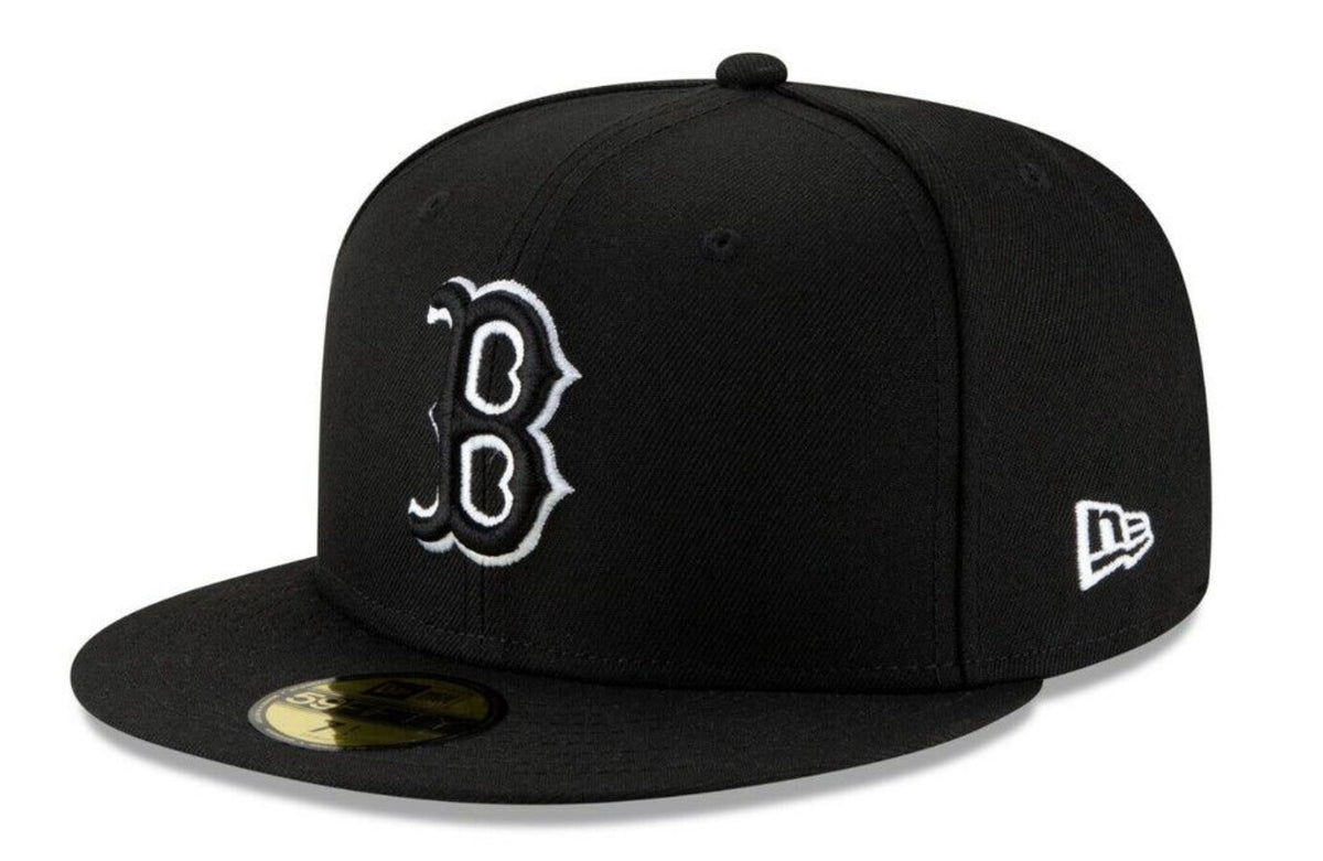 New Era Boston Red Sox. Dog Ear Sherpa Ear Flap Winter Hat 59Fifty 7 3/8