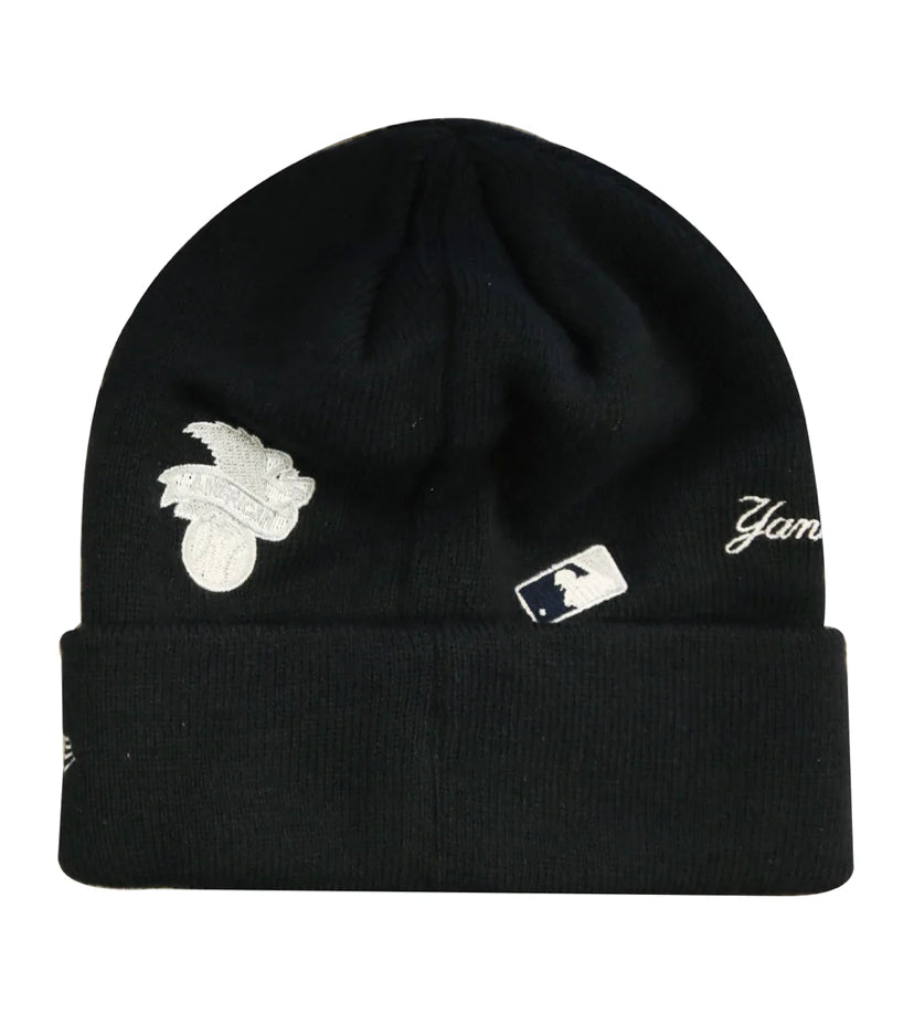 New Era New York Yankees Navy Identity Cuffed Knit Beanie – The