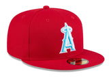 New Era Los Angeles Angels of Anaheim 2024 Fathers Day Collection 59fifty Fitted Cap