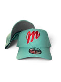 New Era Diablos Rojos Del Mexico Mint 9forty A-frame Snapback Cap