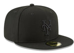 New Era New York Mets Blacked Out 59fifty Fitted Cap