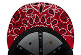 New Era Diablos Rojos del México LMB Paisley Undervisor 59fifty Fitted Cap