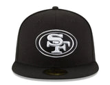 Black and White 59fifty Fitted Cap
