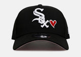 New Era Chicago White Sox Team Color Hearts Pink UV 9forty A-frame Snapback Cap