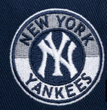 Mitchell and Ness New York Yankees Navy Cooperstown Double Clutch Pro Pinch Snapback Cap