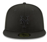 New Era New York Mets Blacked Out 59fifty Fitted Cap