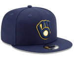 New Era Milwaukee Brewers Team Color 9fifty Snapback Cap