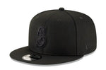 New Era Seattle Mariners Black Out 9fifty Snapback Cap