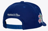 Mitchell and Ness Los Angeles Dodgers Royal Cooperstown Double Clutch Pro Pinch Snapback Cap