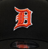 New Era Detroit Tigers 'Black And Team Color' 9forty A-frame Snapback Cap