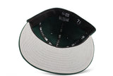 New Era Mexico Script Dark Green Aztec Calendar Patch 59fifty Fitted Cap