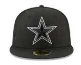 Black and White 59fifty Fitted Cap