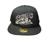 New Era Buffalo Bisons MiLB Black and White 59fifty Fitted Cap