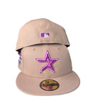 New Era Houston Astros Peanut Butter and Jelly 45th Anniversary Patch 59fifty Fitted Cap