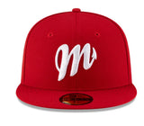 New Era MX Diablos Rojos del Mexico LMB 100th Years Anniversary On-field 59fifty Fitted Cap