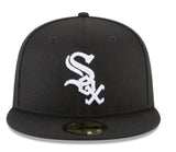 New Era Chicago White Sox Basic Black and White 59fifty Fitted Cap