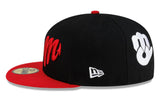New Era MX Diablos Rojos del México LMB Multi Logo 59fifty Fitted Cap