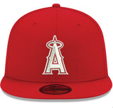 New Era Anaheim Angels White Logo 59fifty Fitted Cap