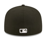 New Era Cleveland Guardians Basic Black and White 59fifty Fitted Cap