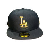 New Era Los Angeles Dodgers Black/Gold 59fifty Fitted Cap