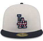 New Era Los Angeles Dodgers 2024 InDependence day July 4th 59fifty Fitted Cap