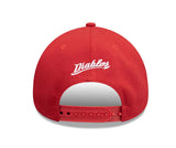New Era MX Diablos Rojos del Mexico Multi Logo Green UV 9forty A-Frame Snapback Cap