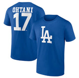 Fanatics Branded Shohei Ohtani Los Angeles Dodgers  Player Icon Name & Number T-Shirt