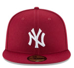 New Era Los New York Yankees Cardinal Fashion Color Basic 59fifty Fitted Cap