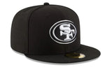Black and White 59fifty Fitted Cap