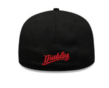 New Era Diablos Rojos del México LMB Paisley Undervisor 59fifty Fitted Cap