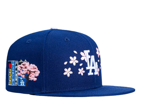 New Era Los Angeles Dodgers 2025 Tokyo Series Patch Blossom 59fifty Fitted Cap