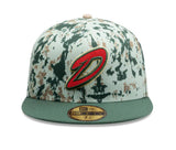 New Era Diablos Rojos del México LMB Camo 59fifty Fitted Cap