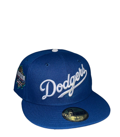 New Era Los Angeles Dodgers Script 40th Anniversary Patch 59fifty Fitted Cap