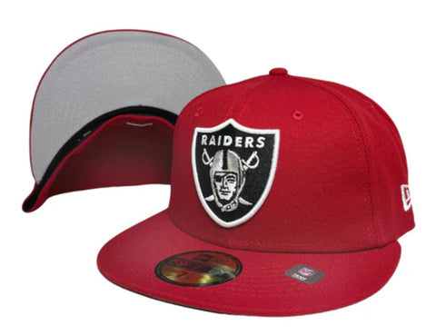 New Era Las Vegas Raiders Scarlet Fashion Color 59fifty Fitted Cap