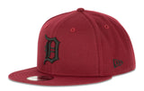 New Era Detroit Tigers Red Wine 9fifty Snapback Cap