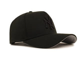 New Era New York Yankees Black On Black 9Forty A-Frame Snapback Cap