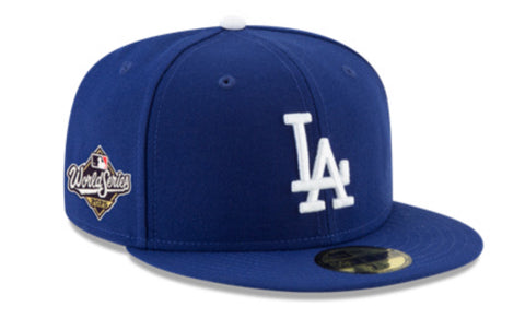 New Era Los Angeles Dodgers Youth 2025 World Series Patch 59fifty Fitted Cap