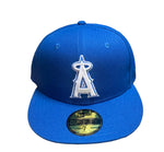 New Era Los Angeles Angels of Anaheim Fashion Color Blue 59fifty Fitted Cap