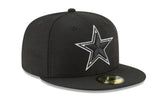 Black and White 59fifty Fitted Cap