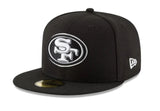 Black and White 59fifty Fitted Cap