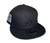 New Era Los Angeles Dodgers Blackedout  Shohei Ohtani Patch 59fifty Fitted Cap