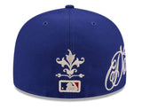 New Era Los Angeles Dodgers MLB Wordmark Script 59fifty Fitted Cap