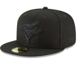 New Era Toronto Blue Jays Blacked Out 59fifty Fitted Cap