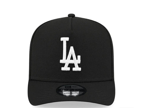 New Era Los Angeles Dodgers black and White 9fifty A-frame Snapback Cap