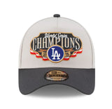 New Era Los Angeles Dodgers 2025 WORLD SERIES CHAMPIONS LOCKER ROOM - 9FORTY A-FRAME Snapback Cap