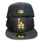 New Era Los Angeles Dodgers Black/Gold 59fifty Fitted Cap