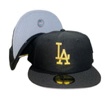 New Era Los Angeles Dodgers Black/Gold 59fifty Fitted Cap