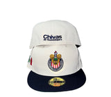 New Era White/Navy Club Deportivo Guadalajara Chivas Two Tone 59fifty Fitted Cap