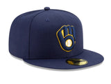 New Era Milwaukee Brewers On-field 59fifty Fitted Cap