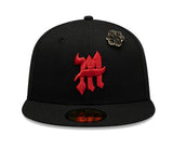 New Era Diablos Rojos del México LMB Paisley Undervisor 59fifty Fitted Cap